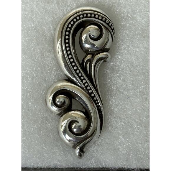 Lovely Vtg Silver Tone Southwest Style Brooch - Picture 1 of 2
